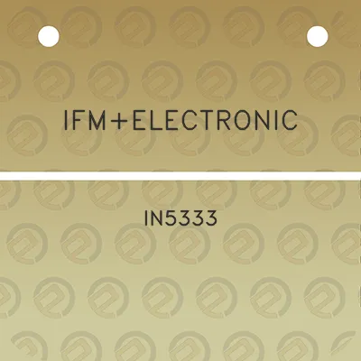 ifmelectronic-in5333