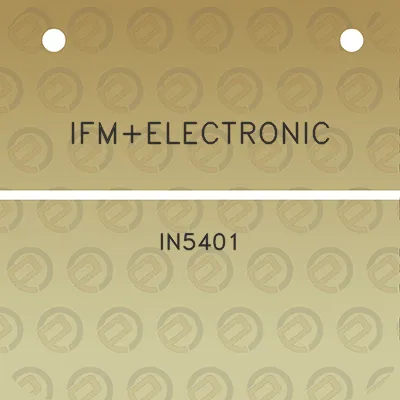 ifmelectronic-in5401