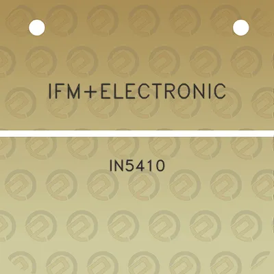 ifmelectronic-in5410