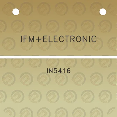 ifmelectronic-in5416