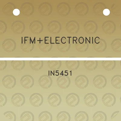 ifmelectronic-in5451