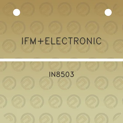 ifmelectronic-in8503