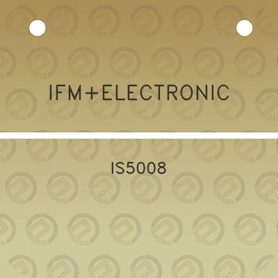 ifmelectronic-is5008