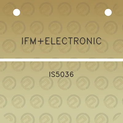 ifmelectronic-is5036