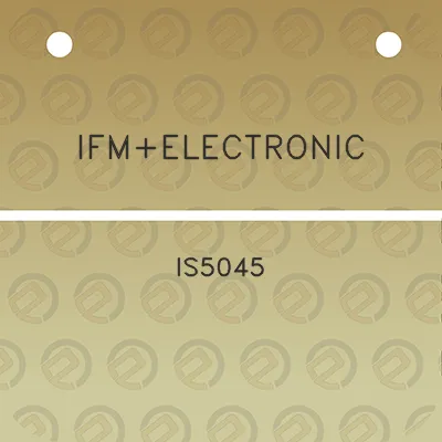 ifmelectronic-is5045