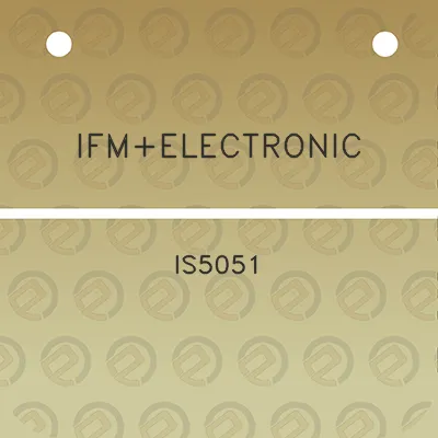 ifmelectronic-is5051