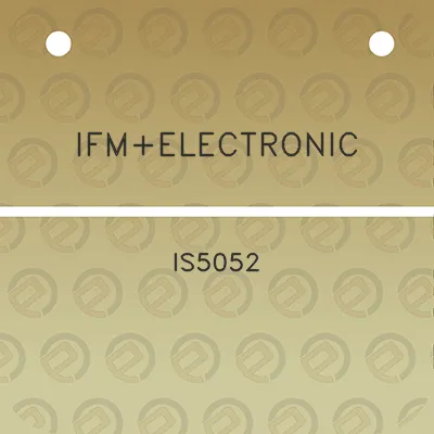 ifmelectronic-is5052