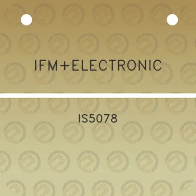 ifmelectronic-is5078