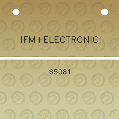 ifmelectronic-is5081