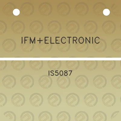 ifmelectronic-is5087