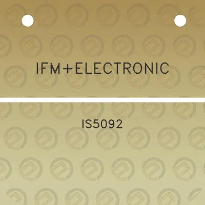 ifmelectronic-is5092