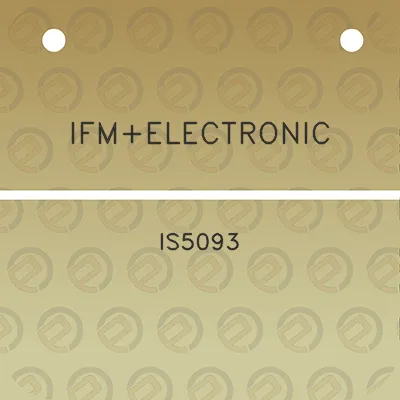 ifmelectronic-is5093