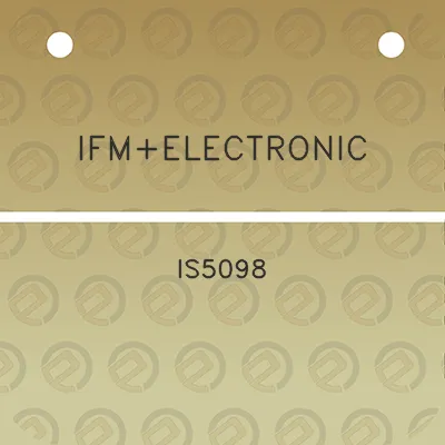 ifmelectronic-is5098