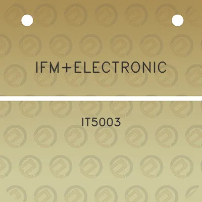 ifmelectronic-it5003