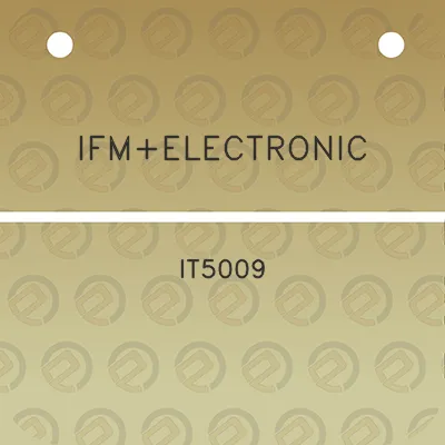 ifmelectronic-it5009