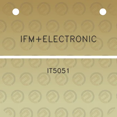 ifmelectronic-it5051