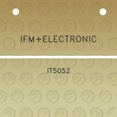 ifmelectronic-it5052