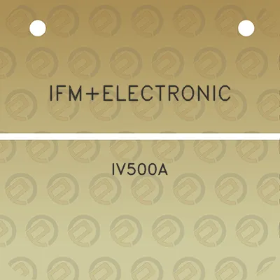 ifmelectronic-iv500a