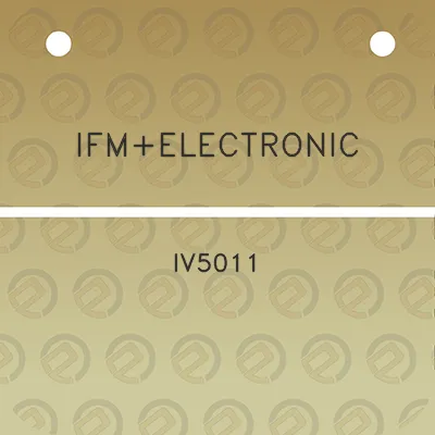 ifmelectronic-iv5011