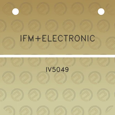 ifmelectronic-iv5049