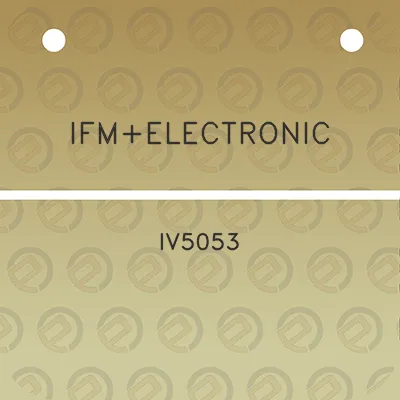 ifmelectronic-iv5053