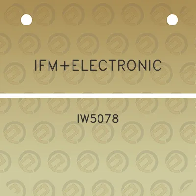 ifmelectronic-iw5078