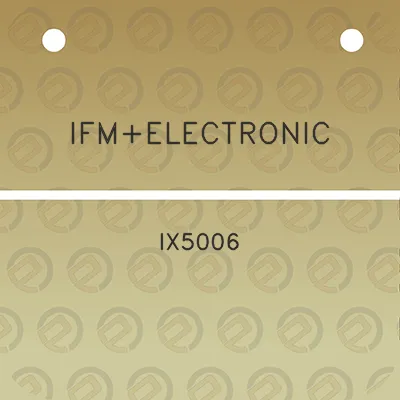 ifmelectronic-ix5006