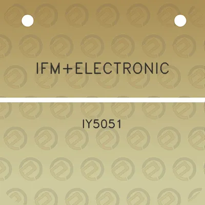 ifmelectronic-iy5051