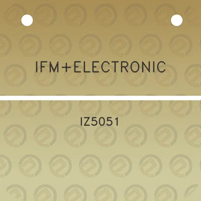 ifmelectronic-iz5051