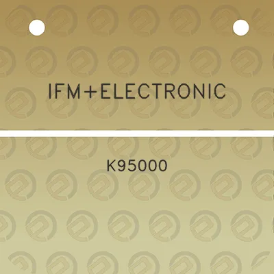 ifmelectronic-k95000