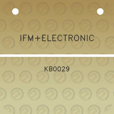 ifmelectronic-kb0029