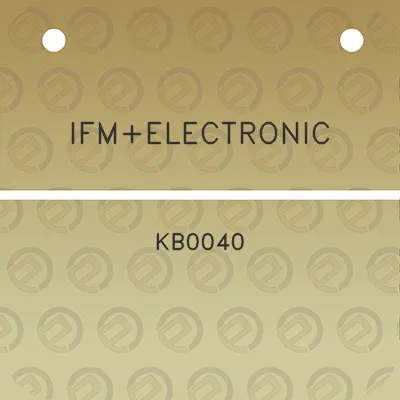 ifmelectronic-kb0040