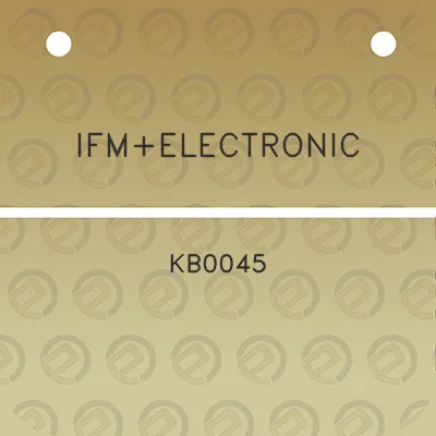 ifmelectronic-kb0045