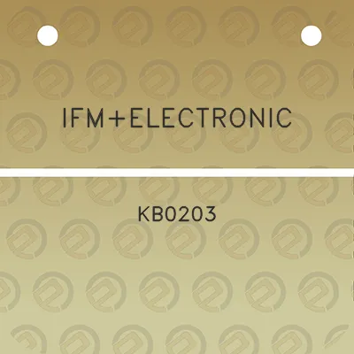 ifmelectronic-kb0203