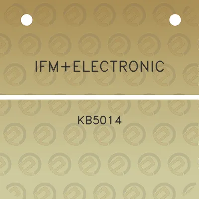 ifmelectronic-kb5014