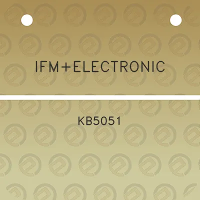 ifmelectronic-kb5051