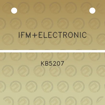 ifmelectronic-kb5207