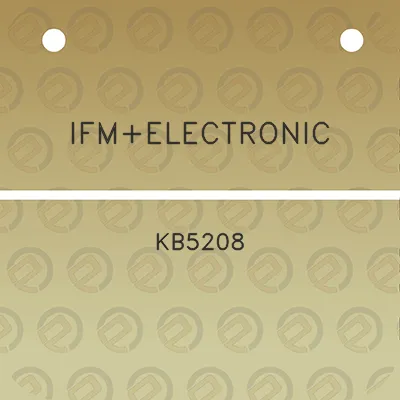 ifmelectronic-kb5208