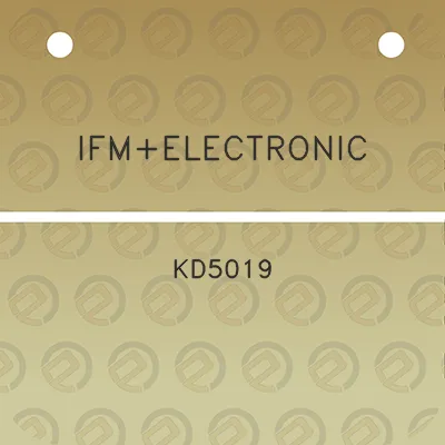 ifmelectronic-kd5019