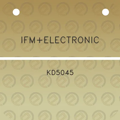 ifmelectronic-kd5045