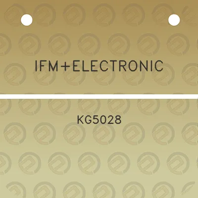 ifmelectronic-kg5028