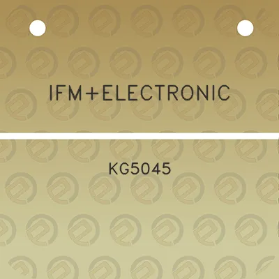 ifmelectronic-kg5045