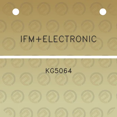 ifmelectronic-kg5064