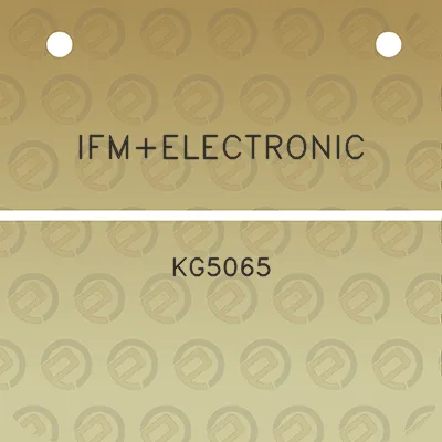 ifmelectronic-kg5065