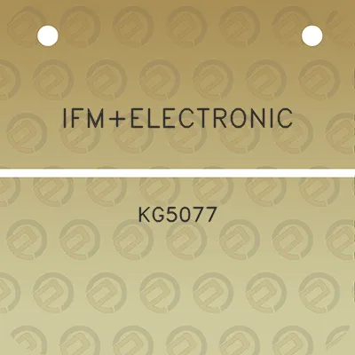 ifmelectronic-kg5077