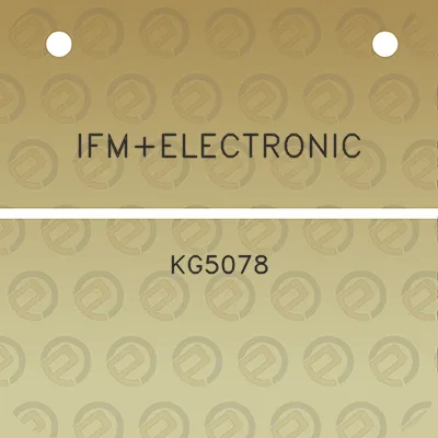 ifmelectronic-kg5078