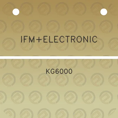 ifmelectronic-kg6000