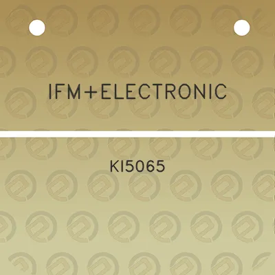 ifmelectronic-ki5065