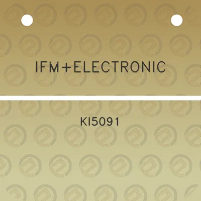 ifmelectronic-ki5091