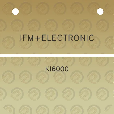 ifmelectronic-ki6000